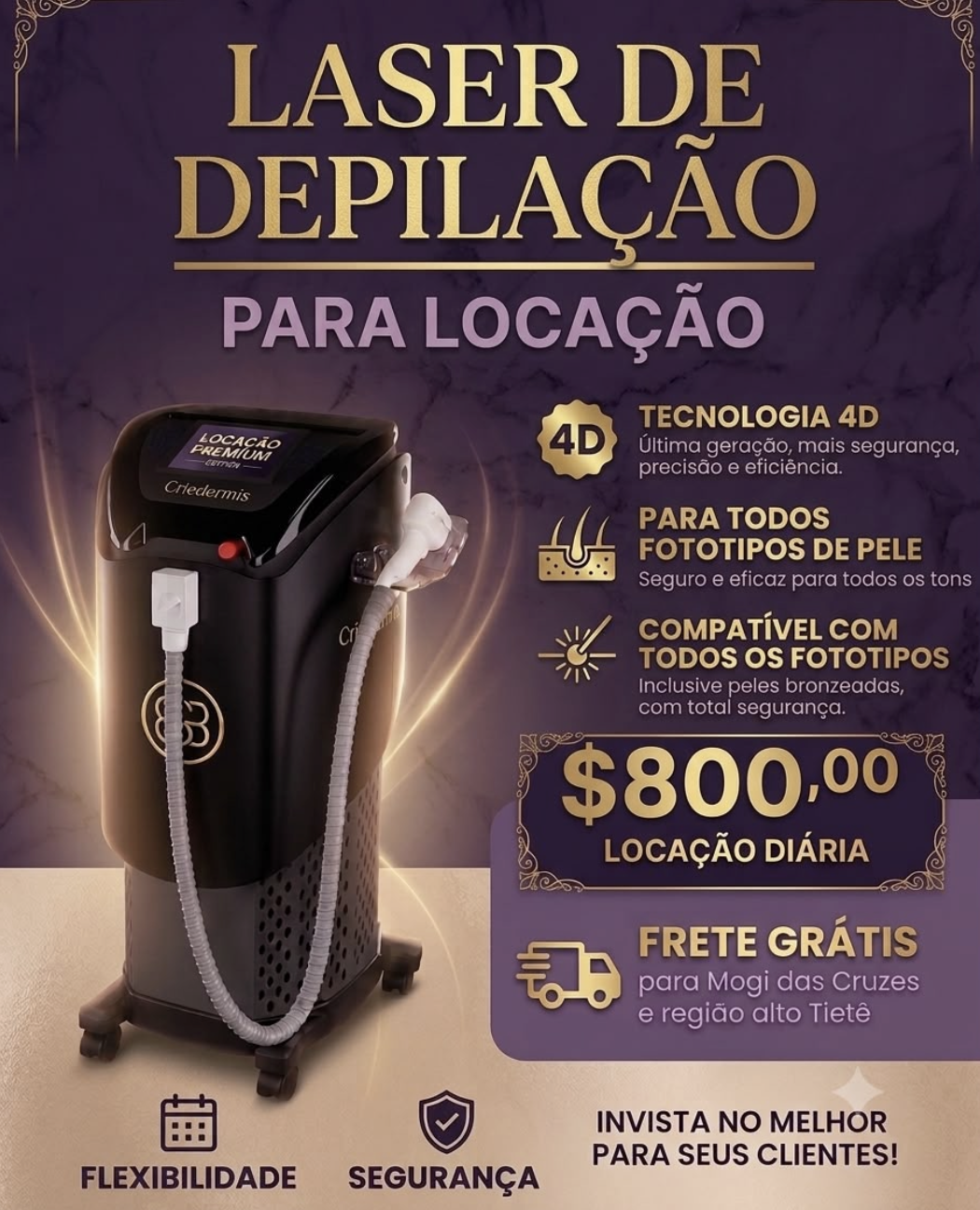 Laser de Depilação 4D